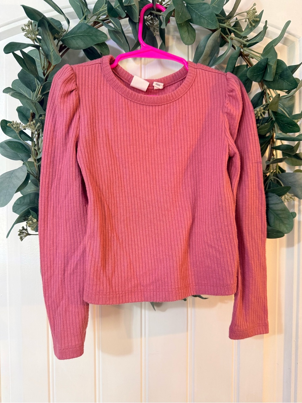 💫10/$25 • Gap Kids Ribbed Puff Sleeve Long Sleeve Top